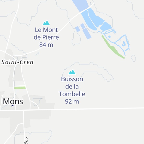 Map of Buisson de la Tombelle