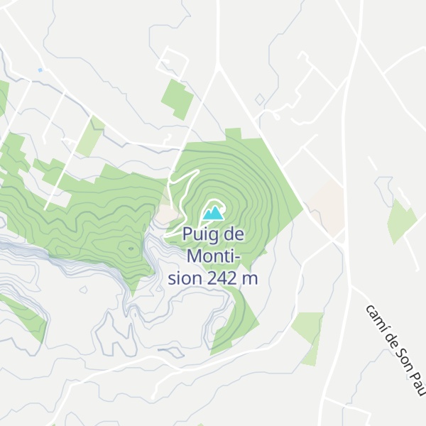 Map of Puig de Monti-sion
