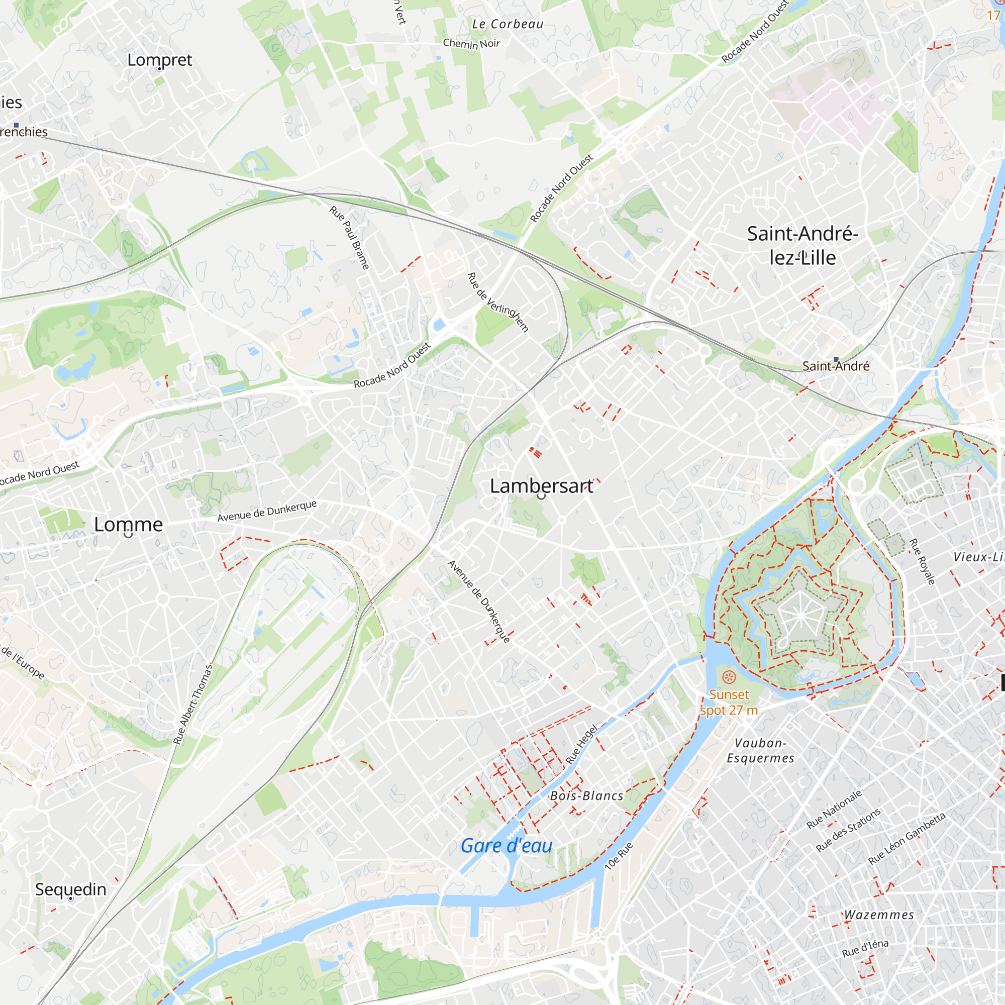 Syndicat d'Initiative Les Amis de Lambersart map