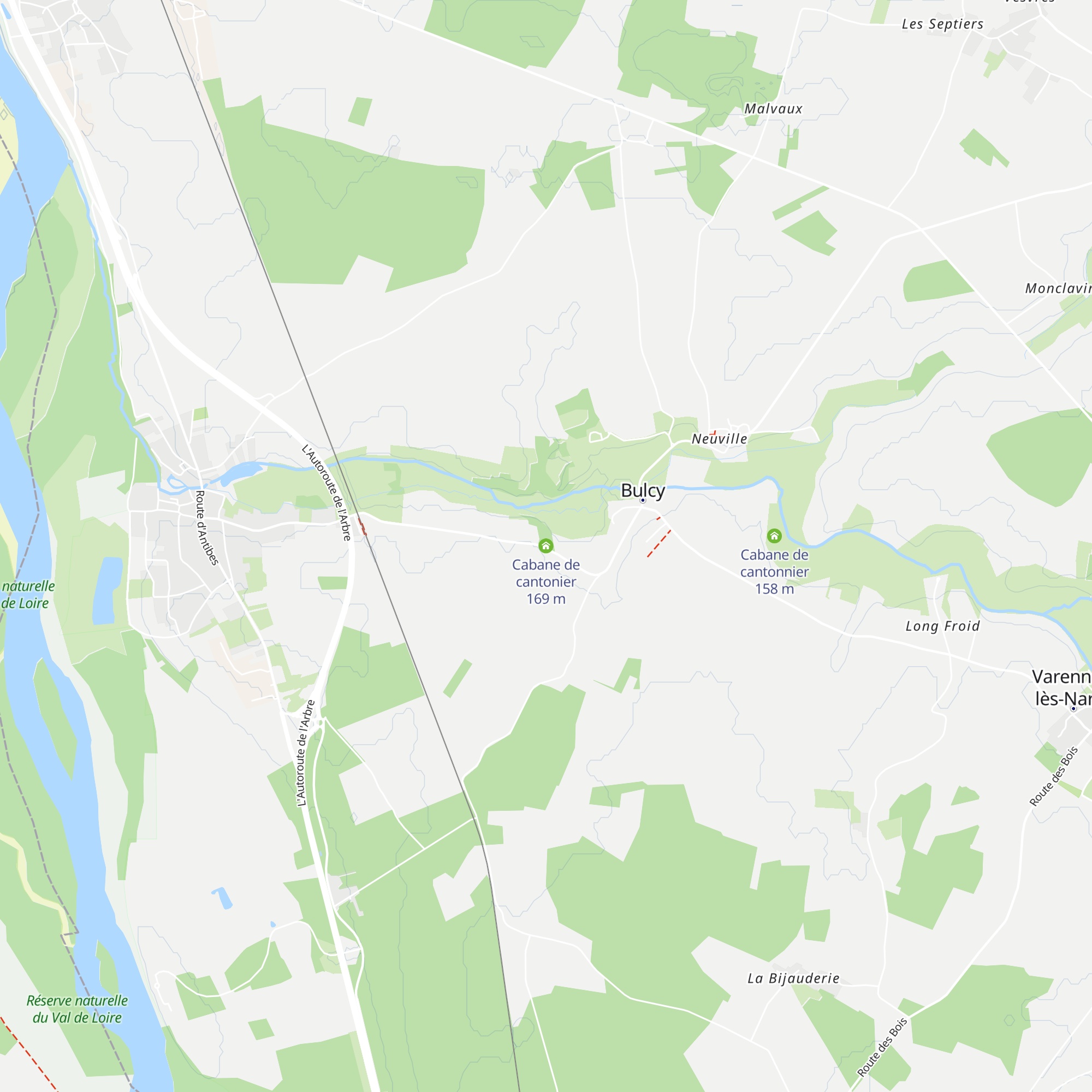 Cabane de cantonier map