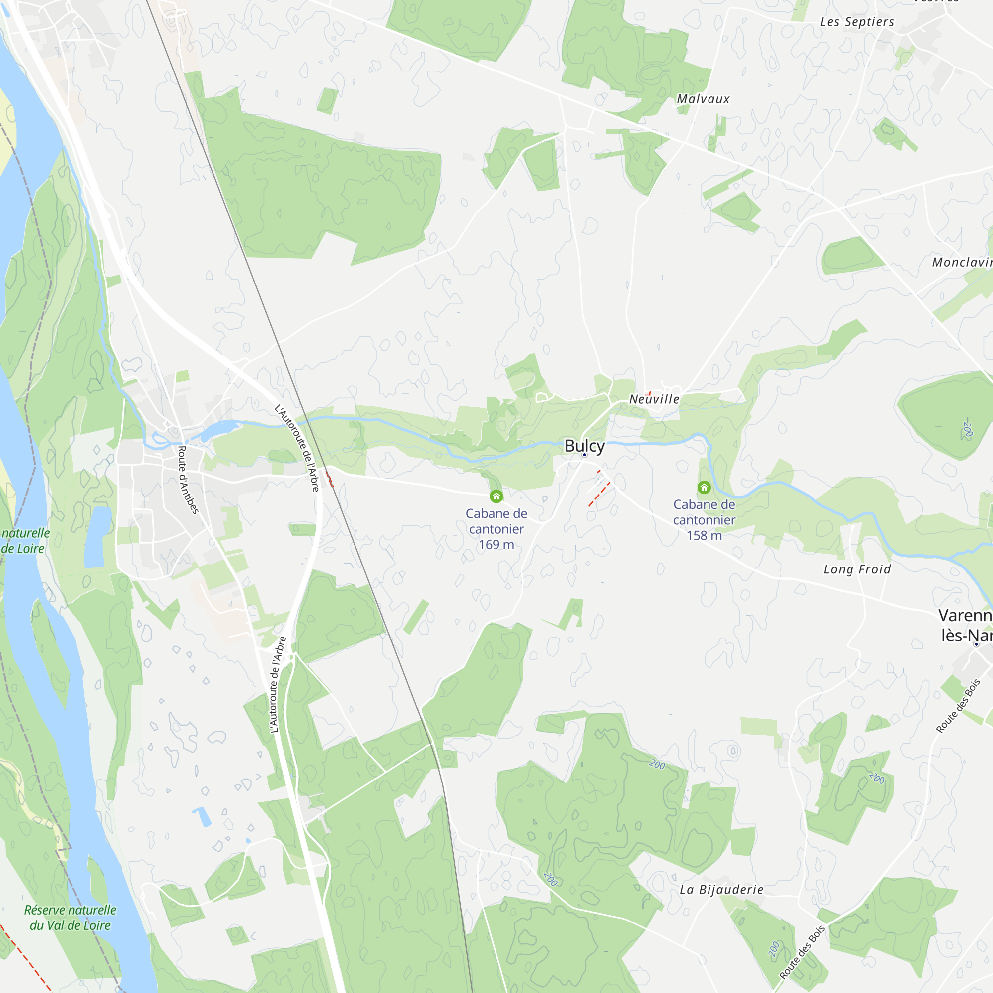 Cabane de cantonier map