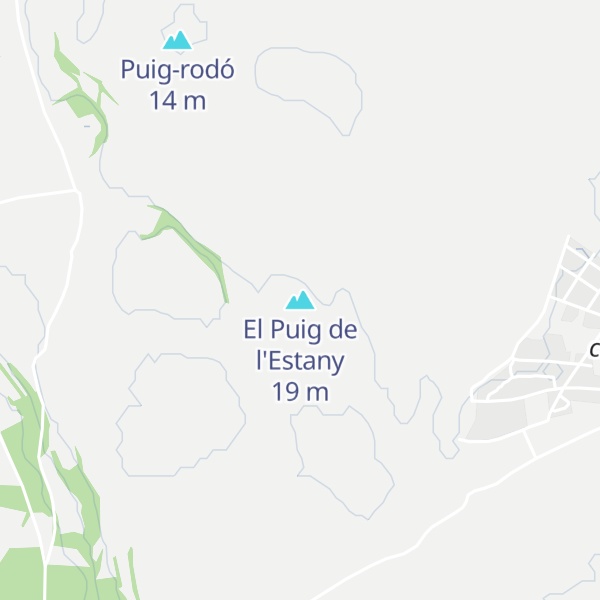 Map of El Puig de l'Estany