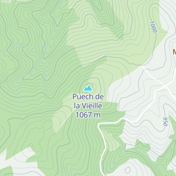 Map of Puech de la Vieille