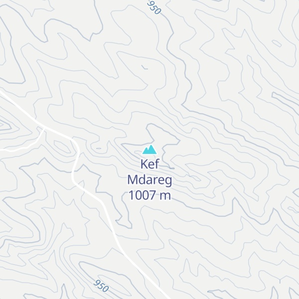 Map of Kef Mdareg