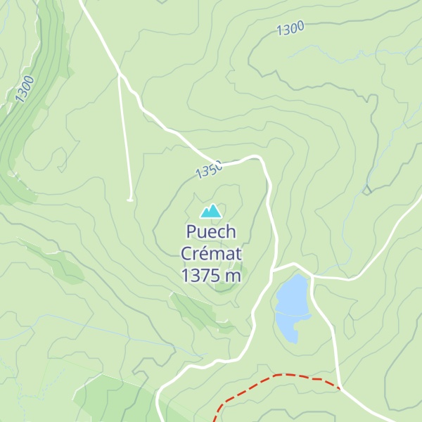 Map of Puech Crémat