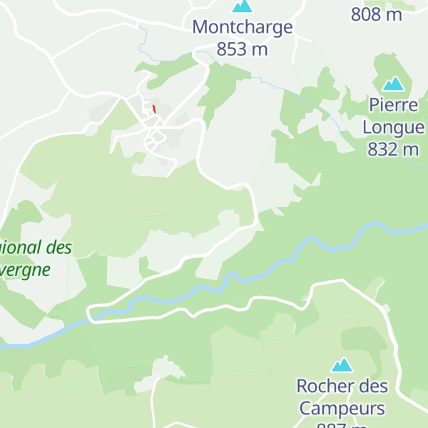 Map of Roche Chevert