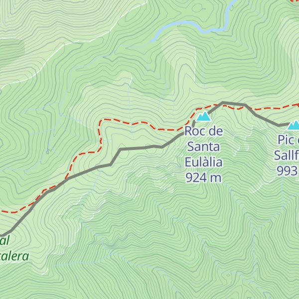 Map of Muntanya Rasa