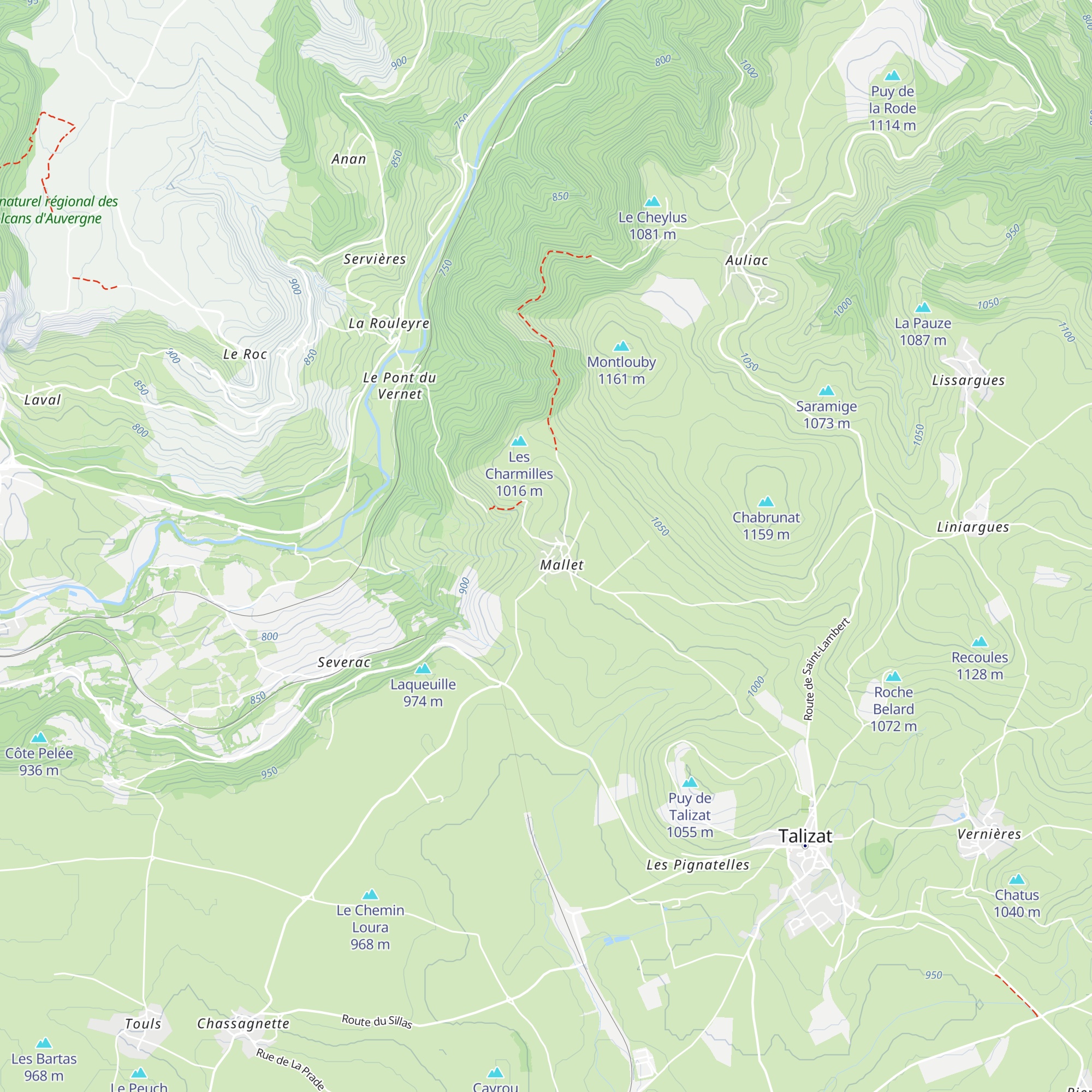 Gîte de Montlouby map