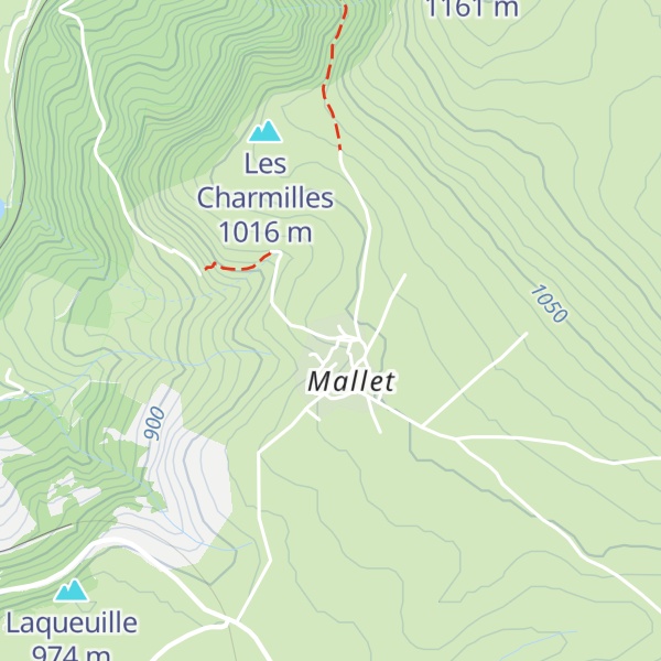 Map of Gîte de Mallet