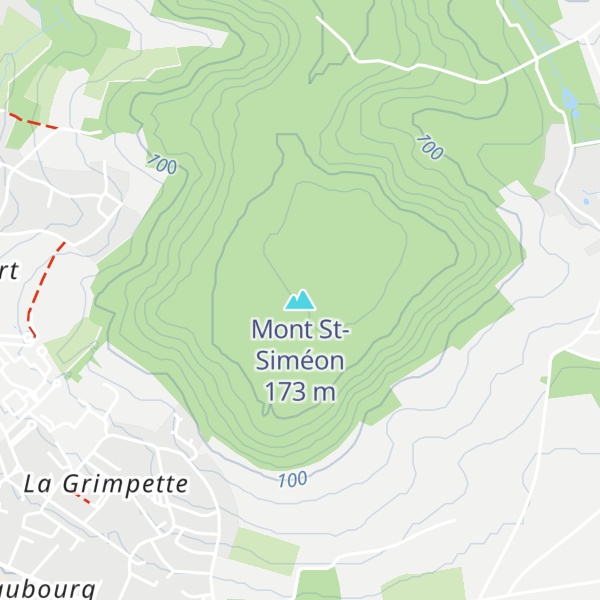 Map of Mont St-Siméon