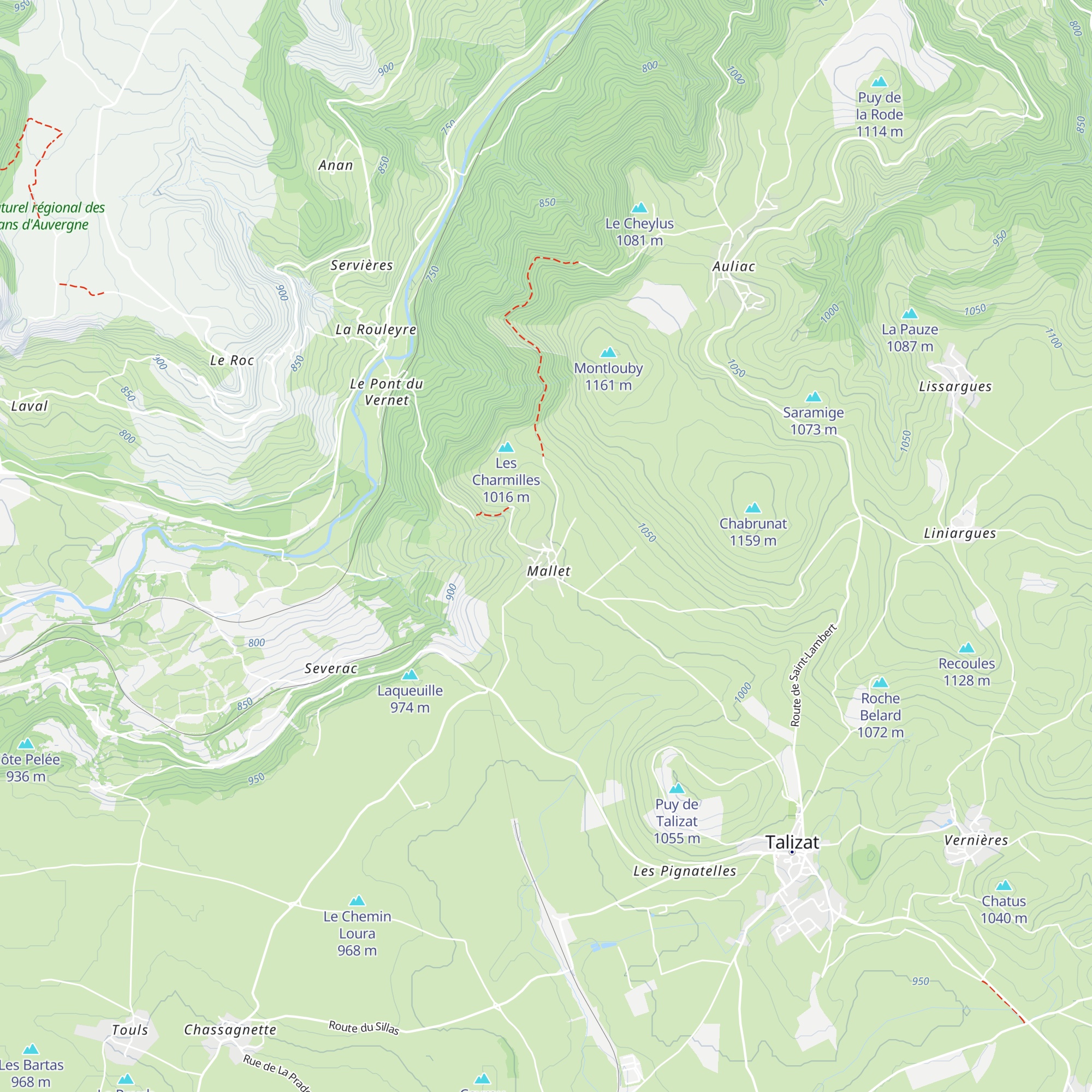 Gîte du Coustillou map