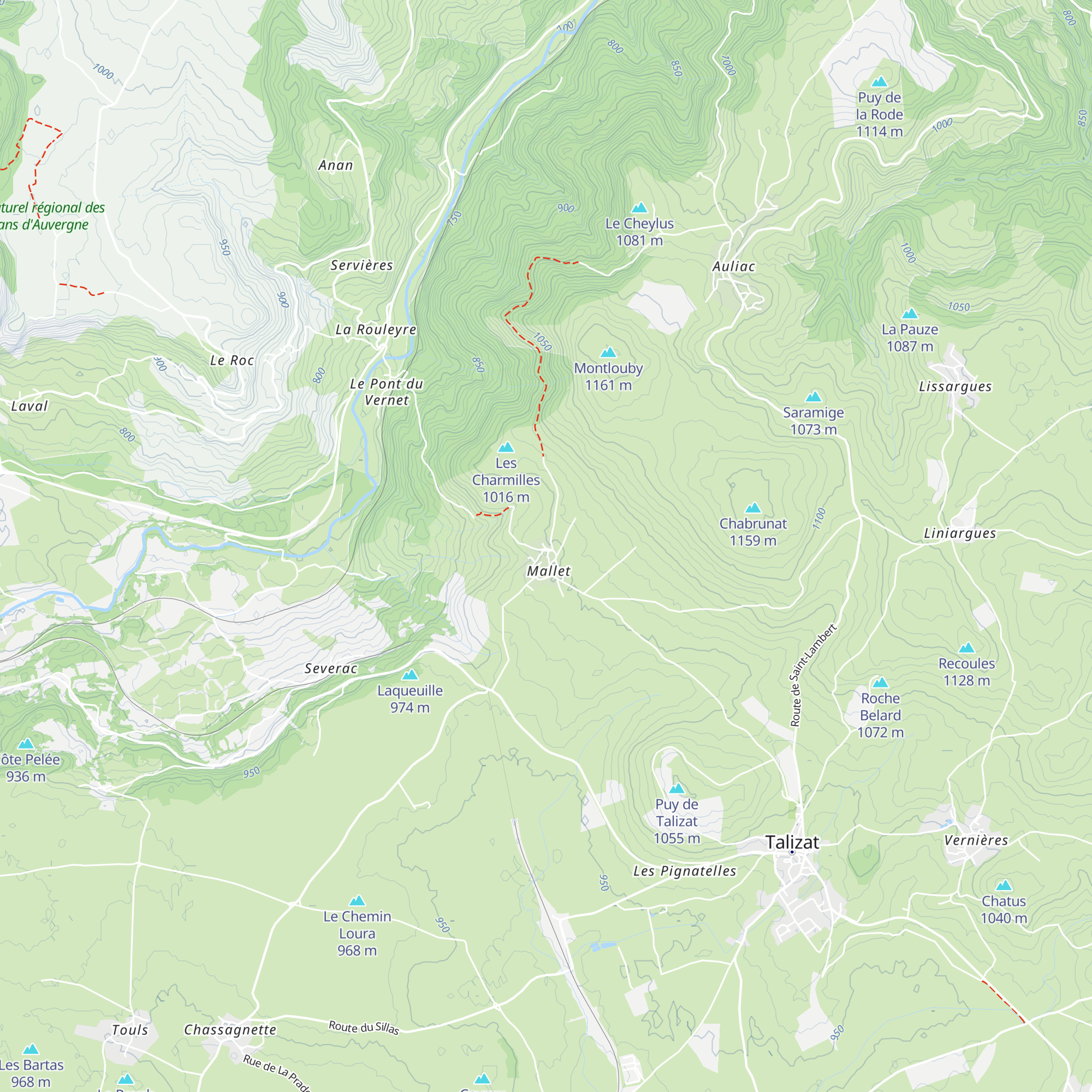 Gîte du Coustillou map