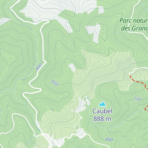 Map of Les Castagnous