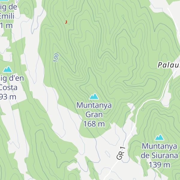 Map of Serra de Ventalló