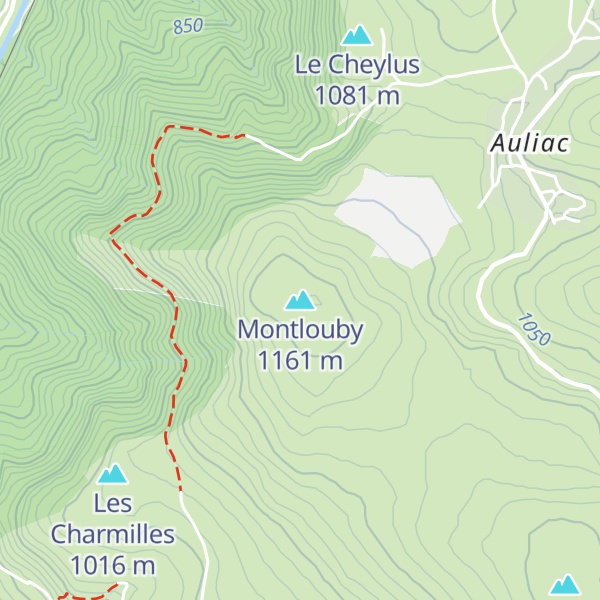 Map of Montlouby
