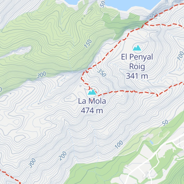 Map of La Mola