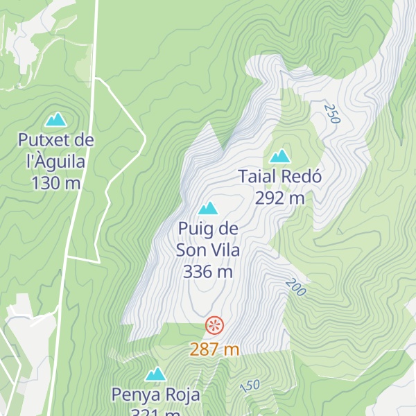 Map of Puig de Son Vila