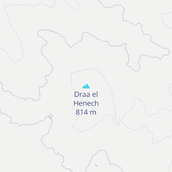 Map of Draa el Henech