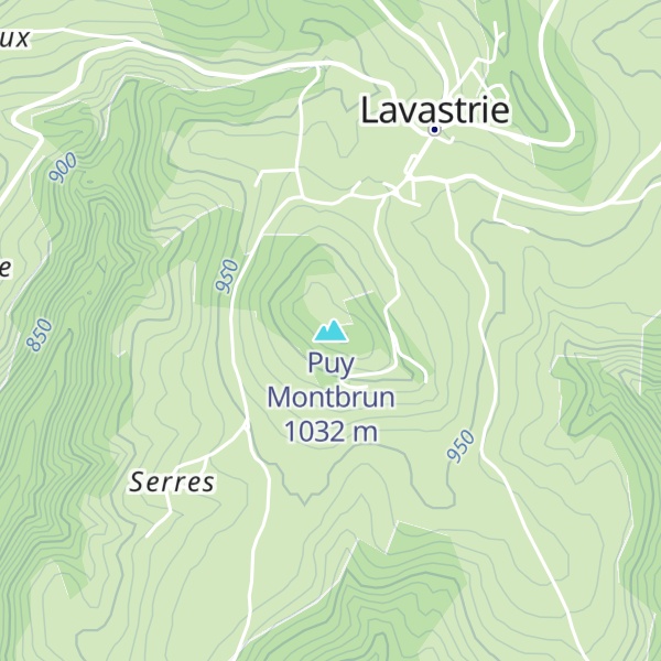 Map of Puy Montbrun
