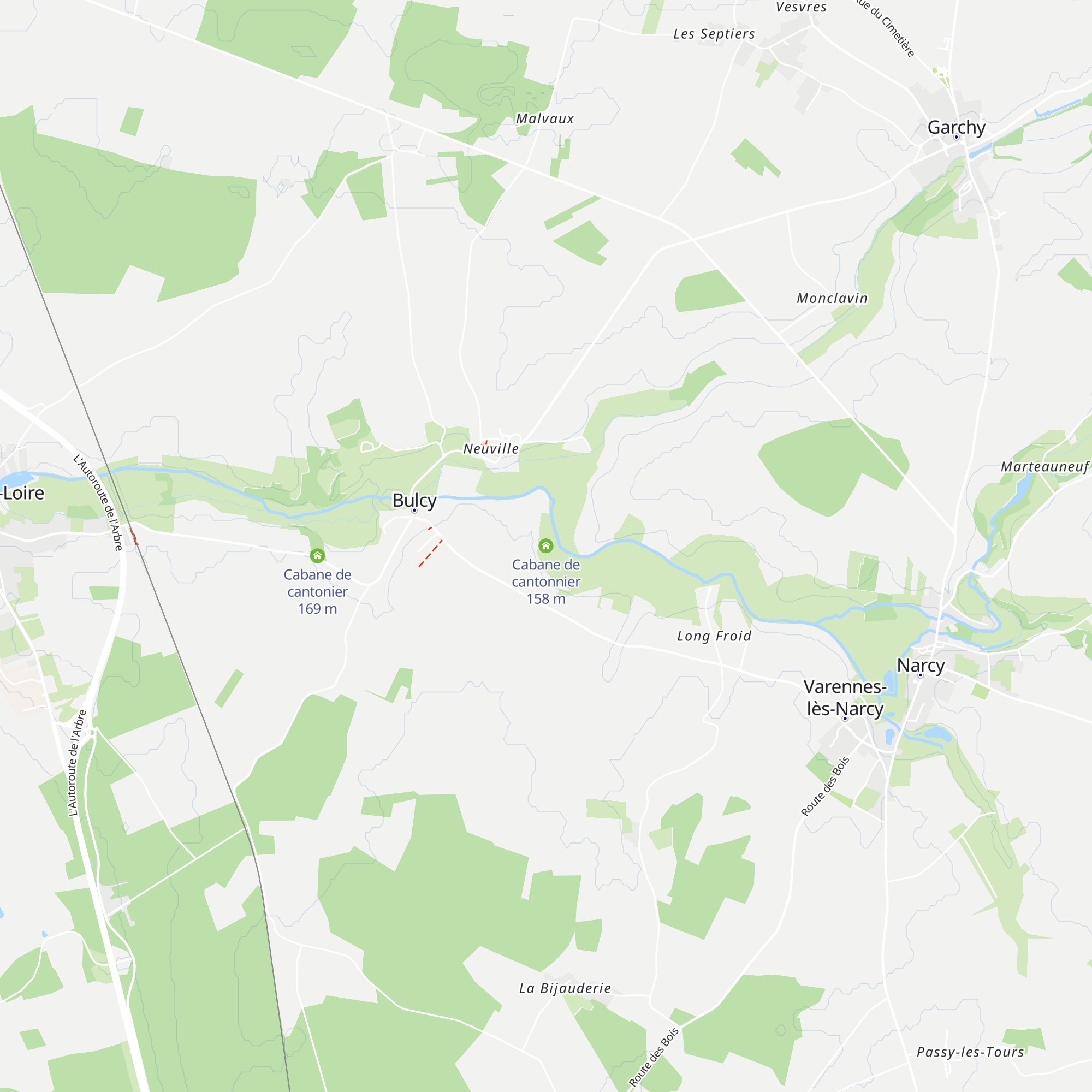 Cabane de cantonnier map