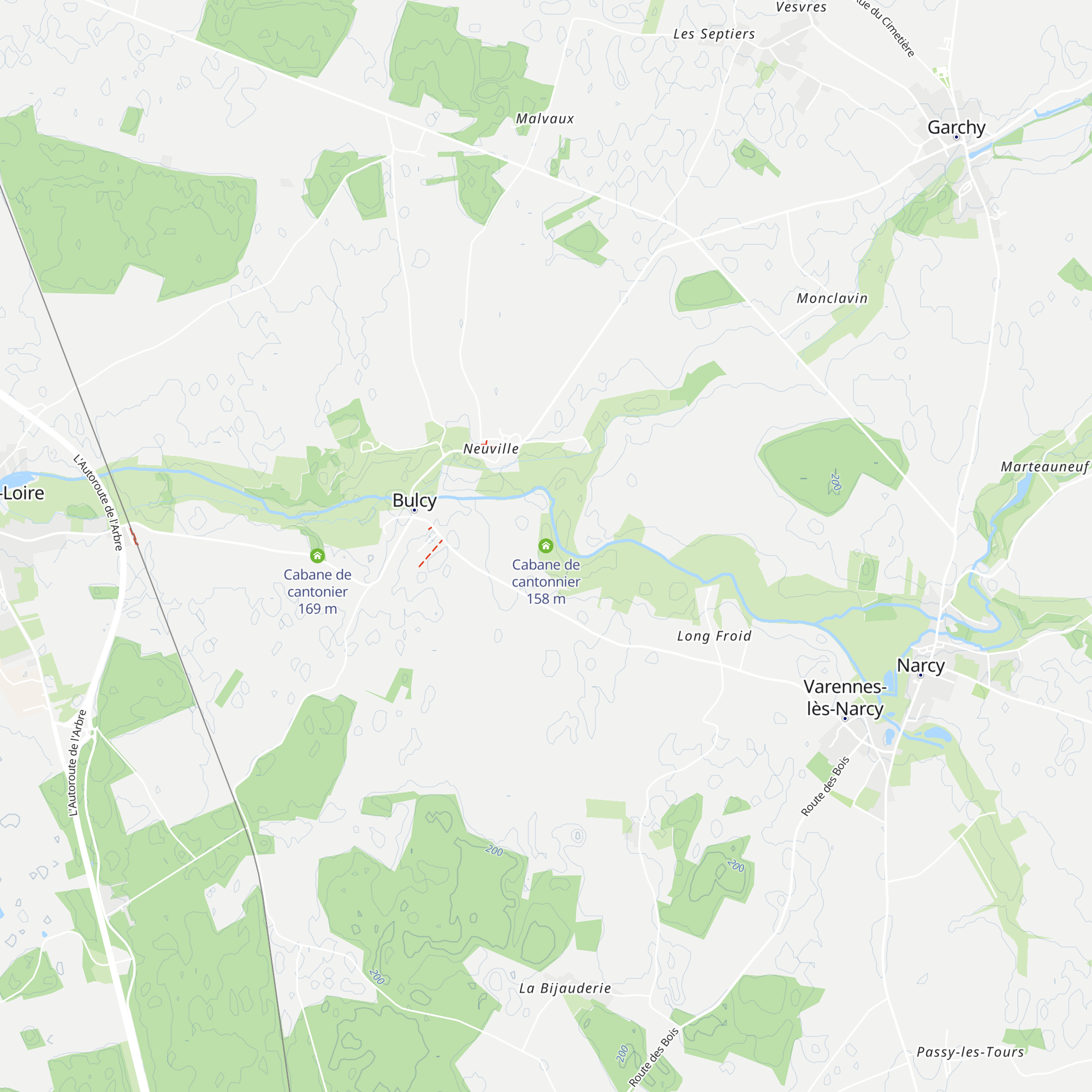 Cabane de cantonnier map