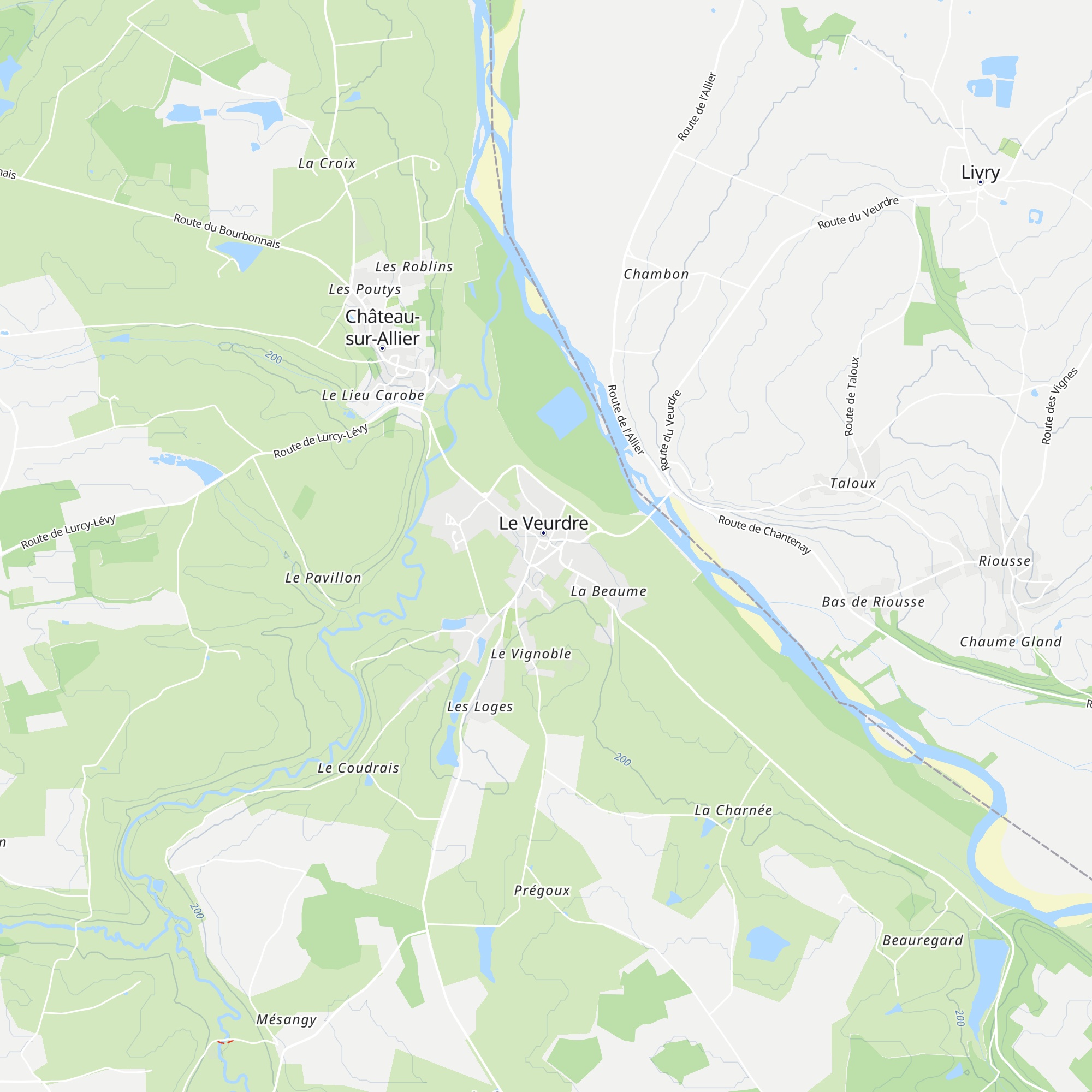 Gîte du Pèlerin de St Jacques map