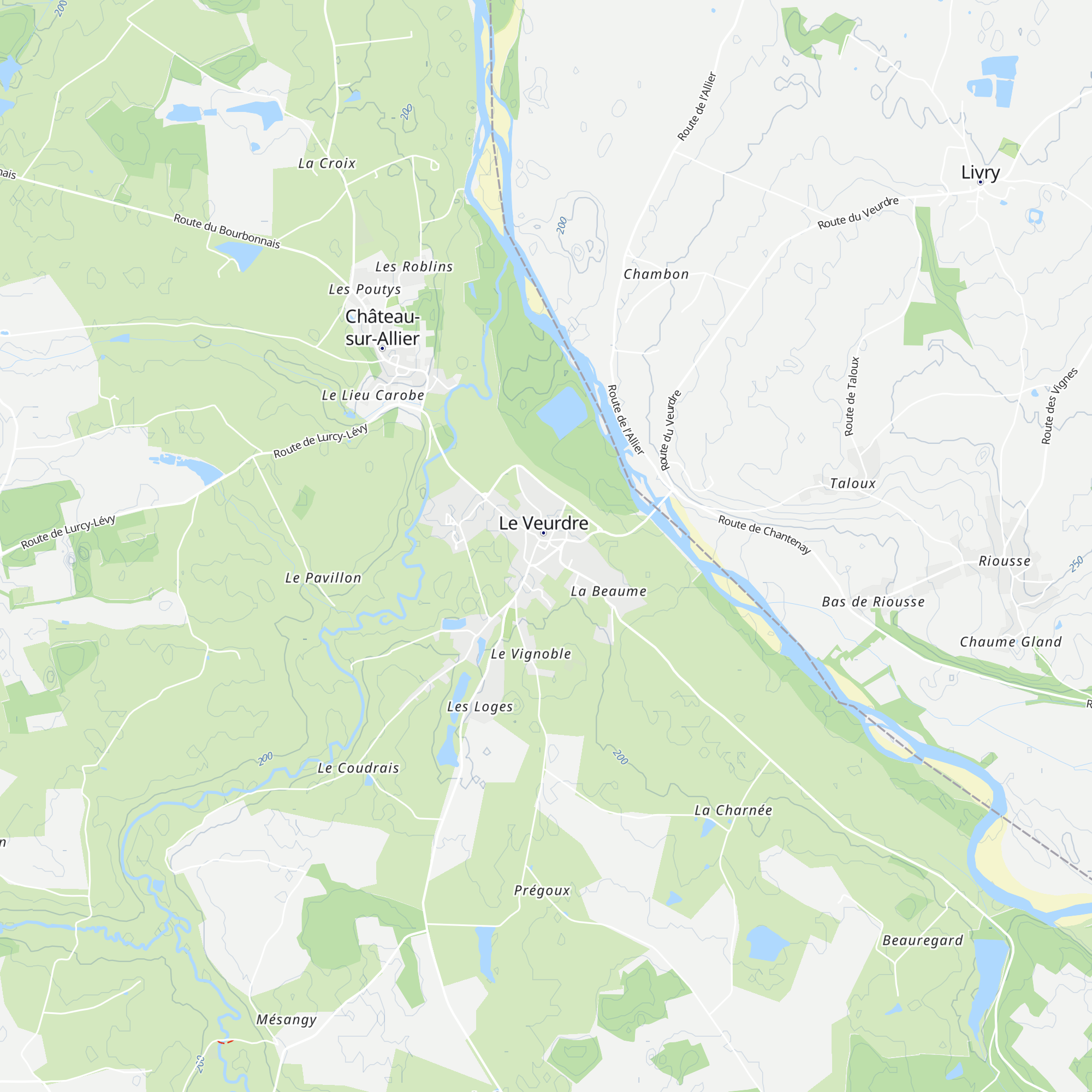 Gîte du Pèlerin de St Jacques map