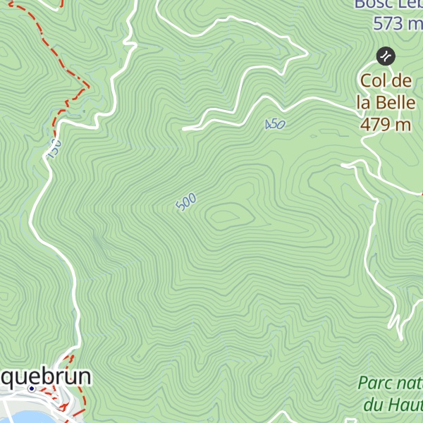 Map of Bouis Nègre