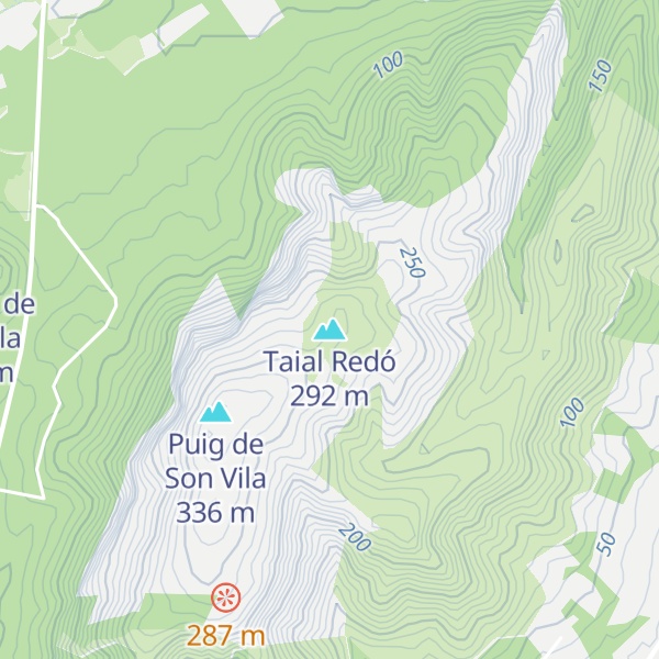 Map of Taial Redó