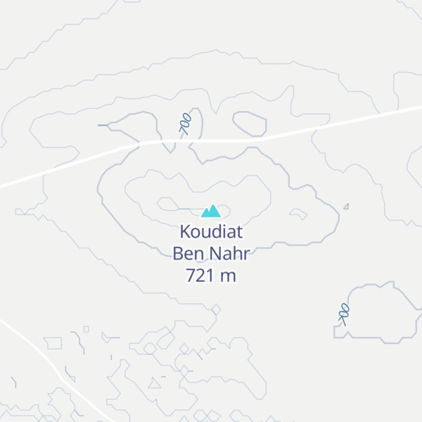 Map of Koudiat Ben Nahr