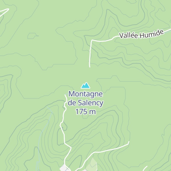 Map of Montagne de Salency