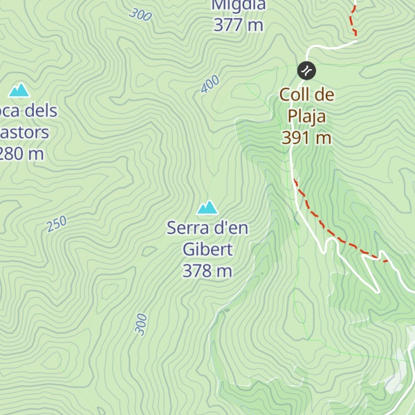 Map of Serra d'en Gibert