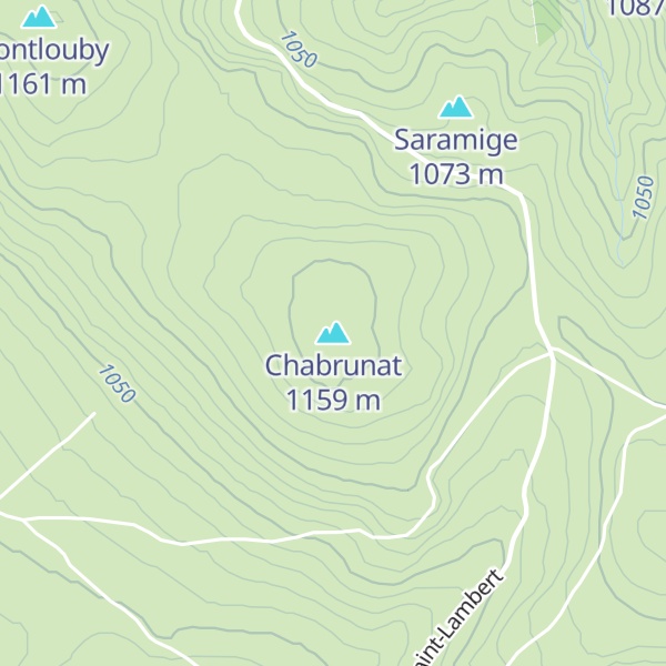 Map of Chabrunat