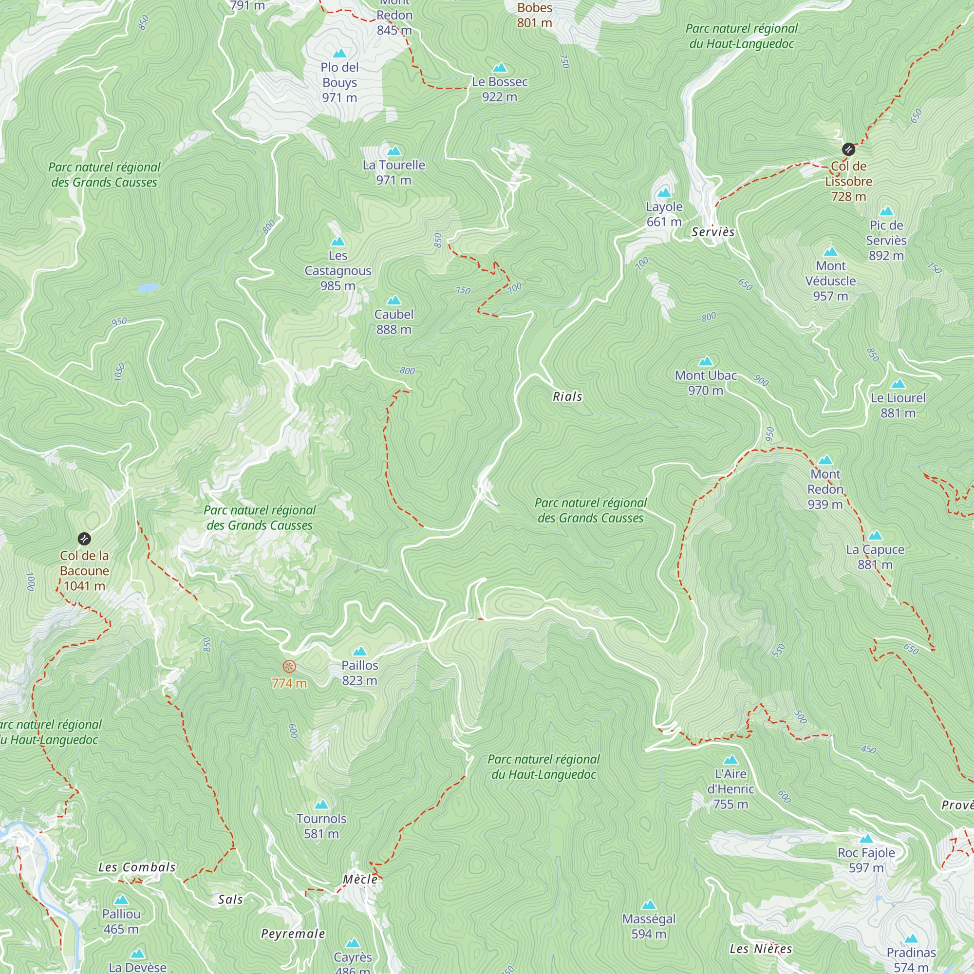 Gîtes de Cartayrade map