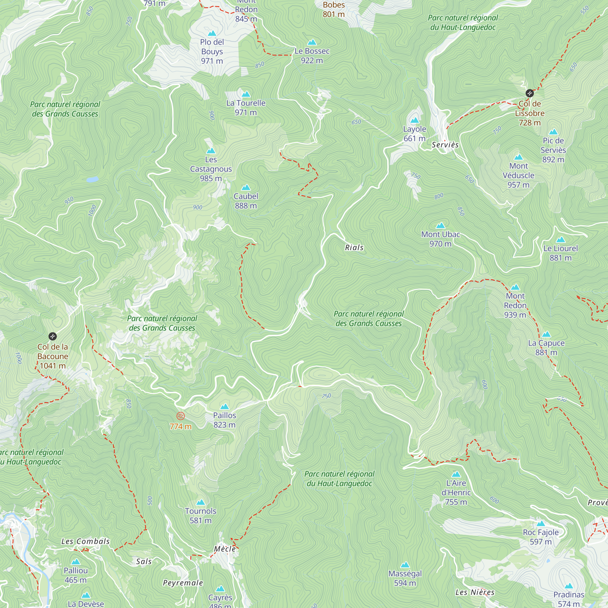 Gîtes de Cartayrade map