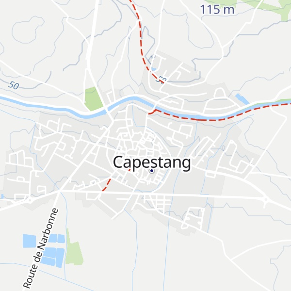Map of Gîte Lo Castel