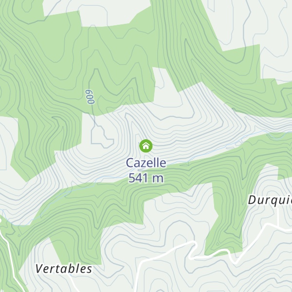 Map of Cazelle