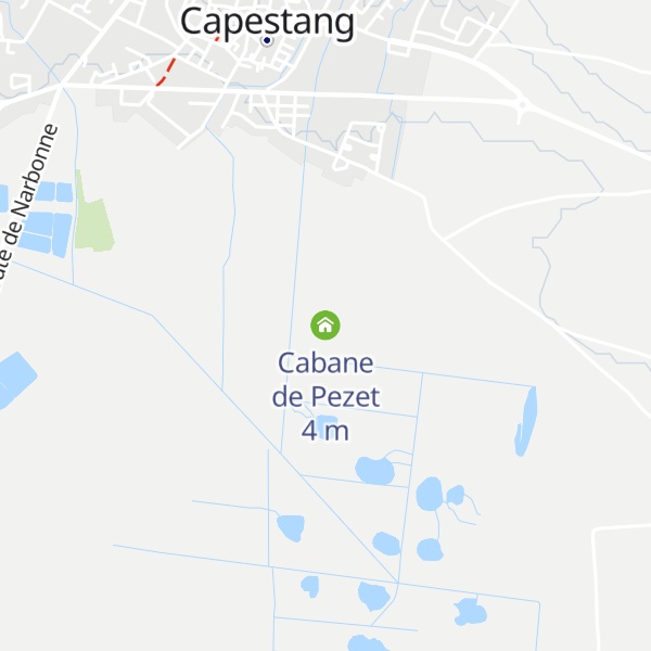 Map of Cabane de Pezet