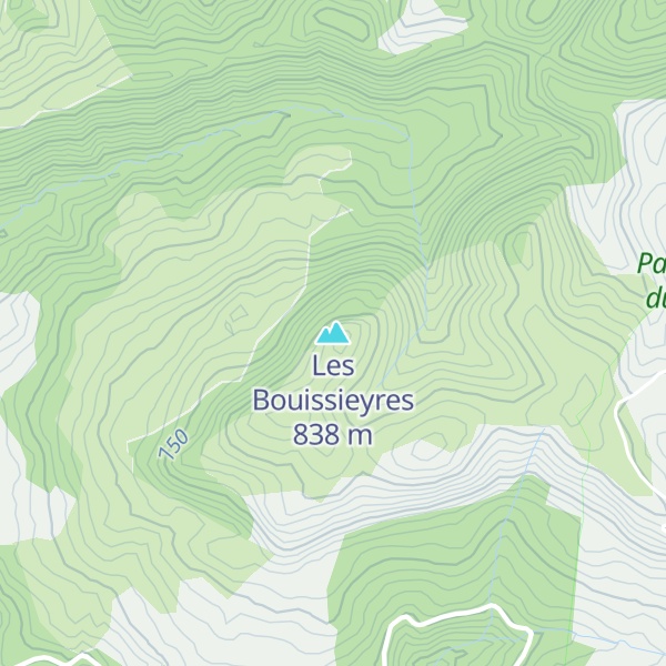 Map of Les Bouissieyres