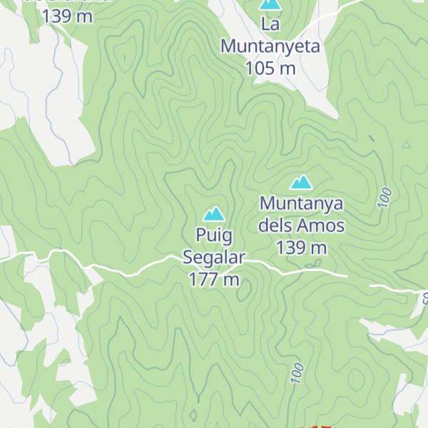 Map of Puig Segalar