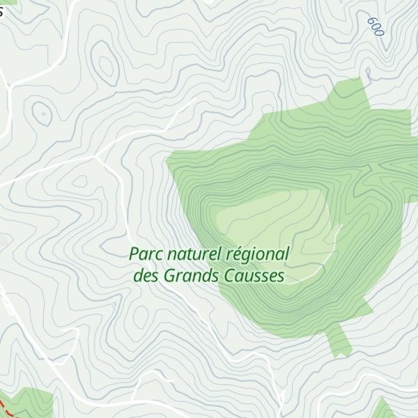 Map of Puech d'Andan
