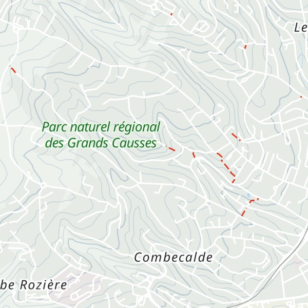 Map of Gîte des Grands Causses