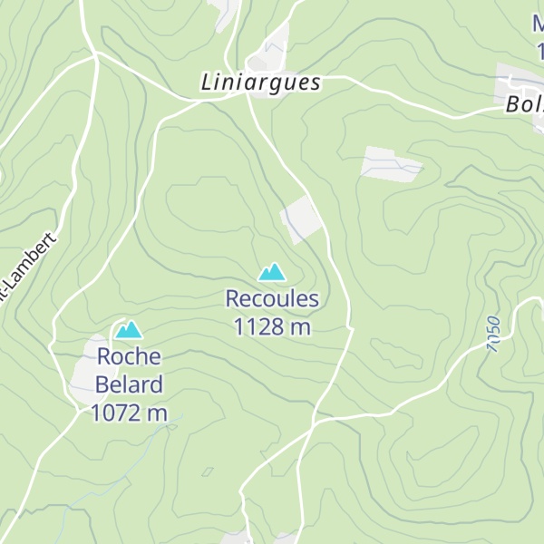 Map of Recoules