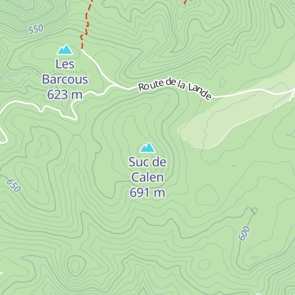 Map of Suc de Calen