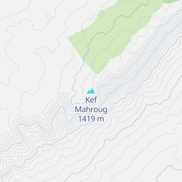Map of Kef Mahroug