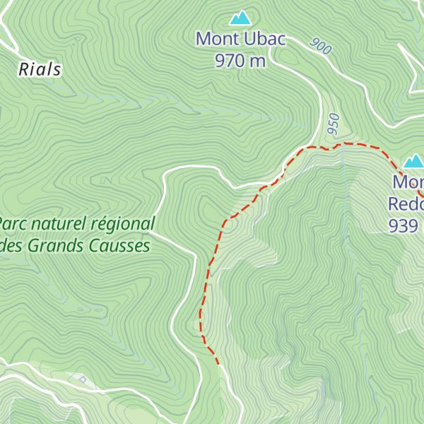Map of Mont Agut