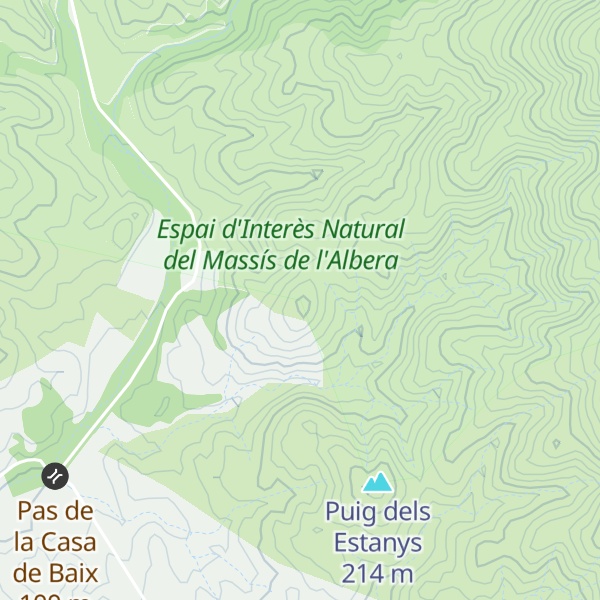 Map of Puig de les Guilles