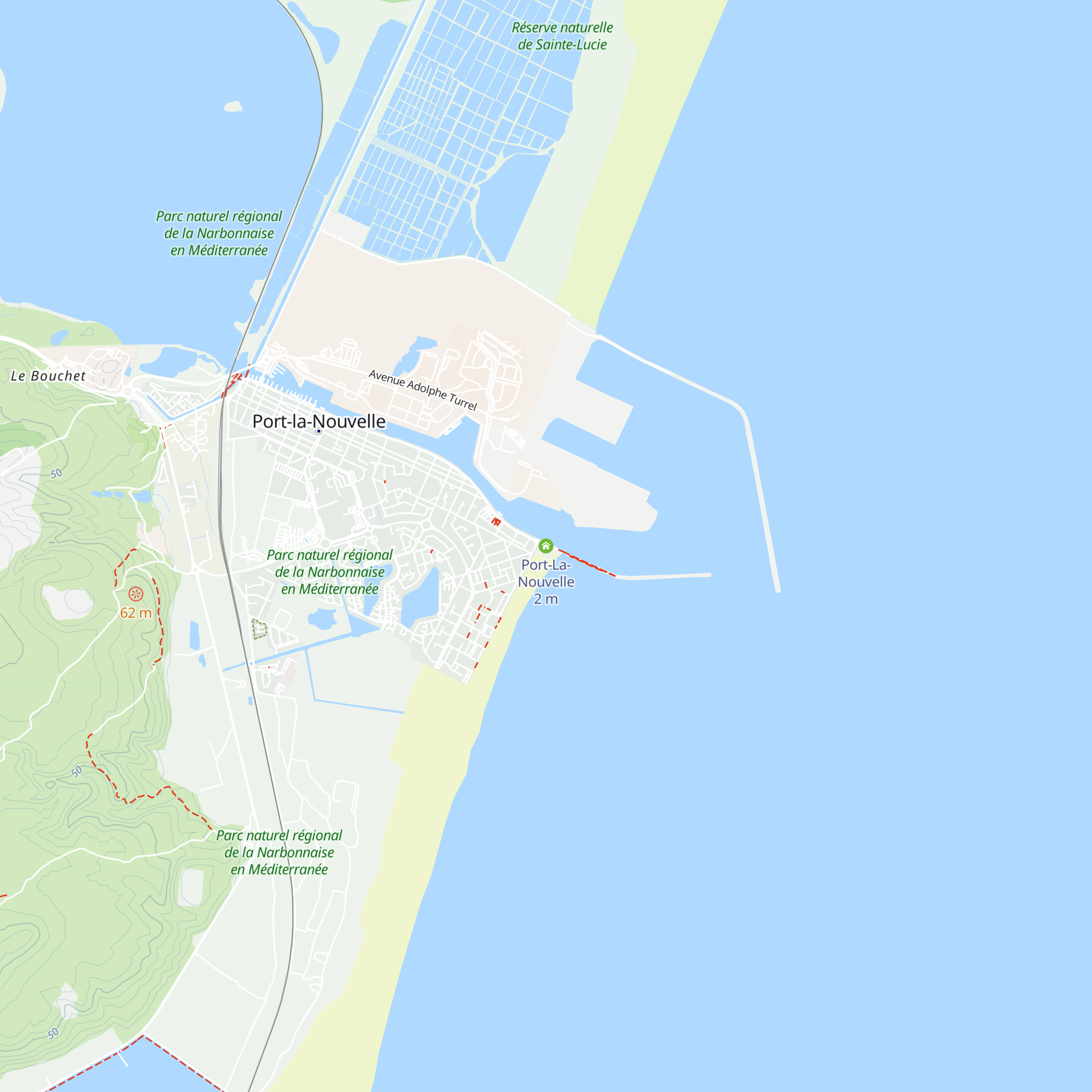 Port-La-Nouvelle map