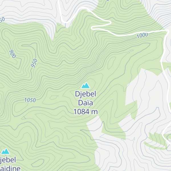 Map of Djebel Daïa