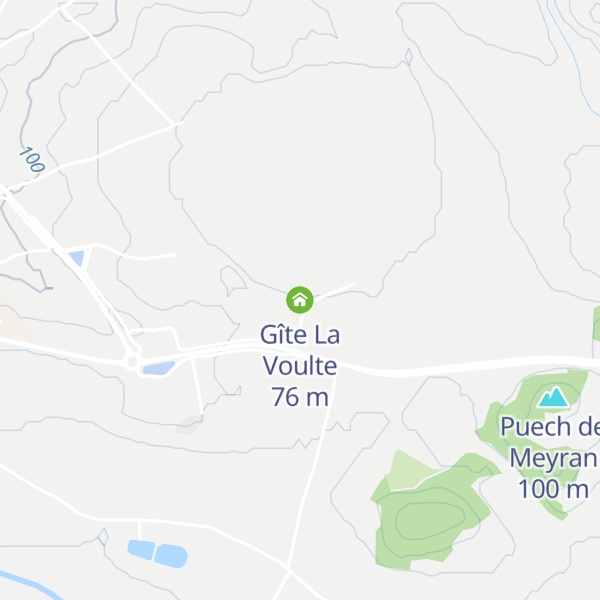 Map of Gîte La Voulte